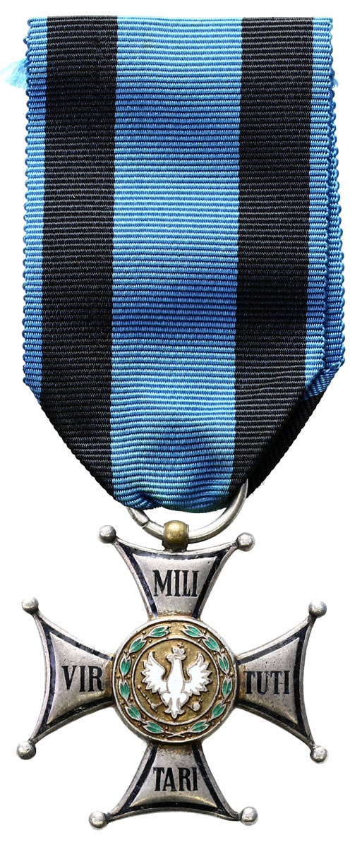 II RP. Krzyż Orderu Virtuti Militari V klasy, srebro - KNEDLER